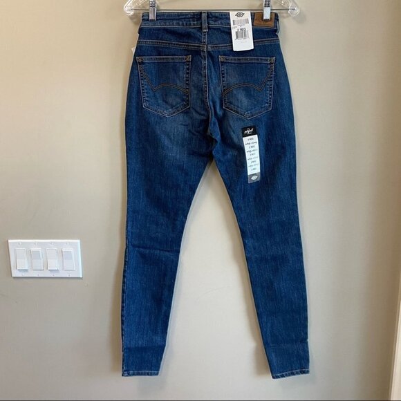 Dickies High Waisted Curvy Jeans Size 2 - Picture 2 of 9